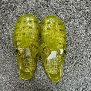 Gap Toddler Yellow Glitter Jelly Sandals - Size 9